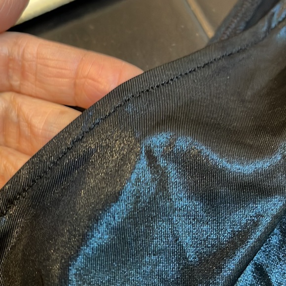 MWT Armani exchange black shimmer one shoulder dress - Picture 4 of 5